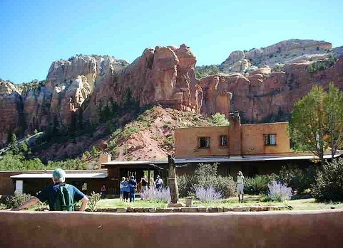Christ in the Desert Monastery - Exterior view