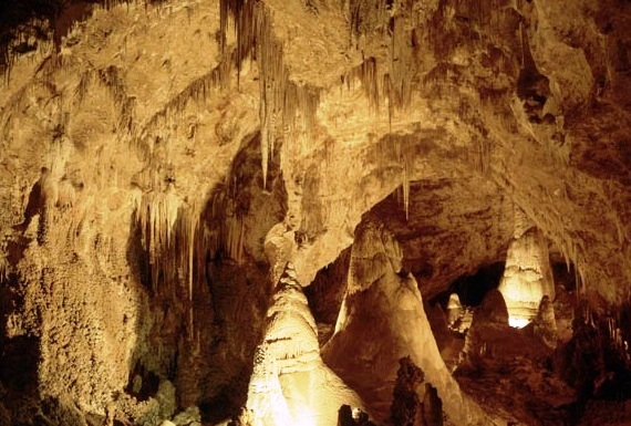 Carlsbad Caverns National Park - Interior view