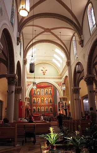 St.Francis Cathedral - Interior view