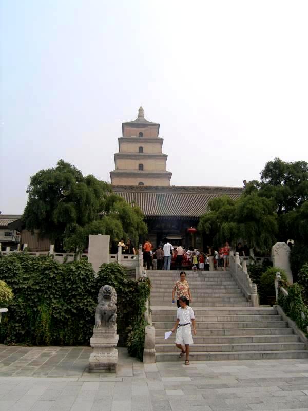 Xian in China - The Giant Wild Goose Pagoda
