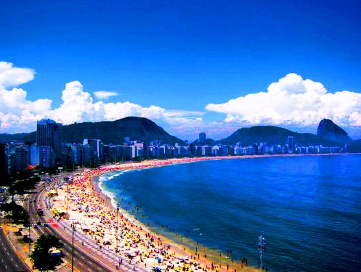 Rio de Janeiro, Brazil - The Copacabana Beach