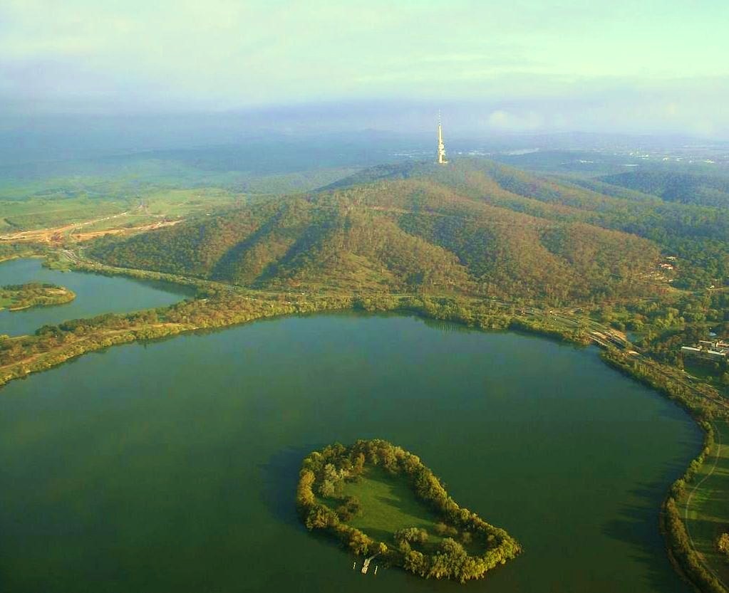 Lake Burley Griffin  - View from Black Mountain 
