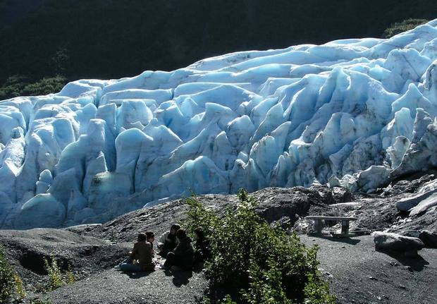 Alaska in USA - Exit Glacier in Kenai Fjords National Park