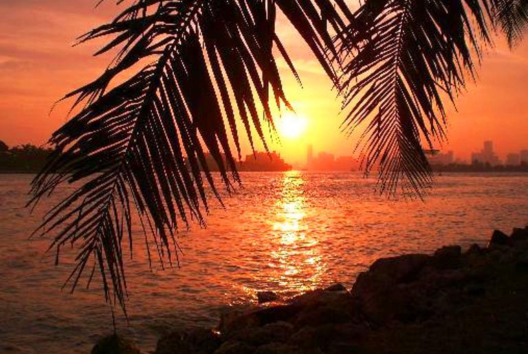 Miami, United States of America - Fabulous sun set