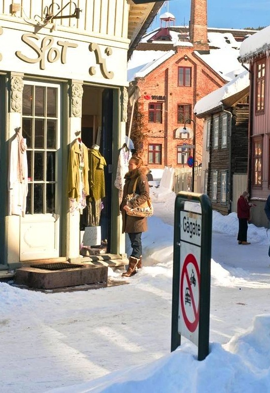 The town of Lillehammer - Street