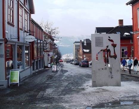 The town of Lillehammer - Street