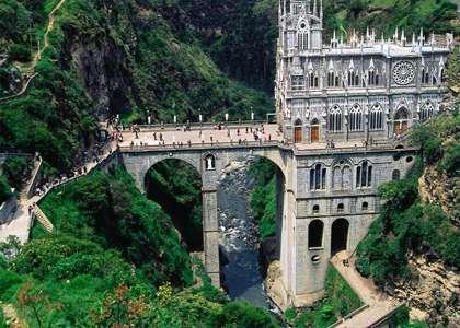 Las Lajas Cathedral - Beautiful architecture