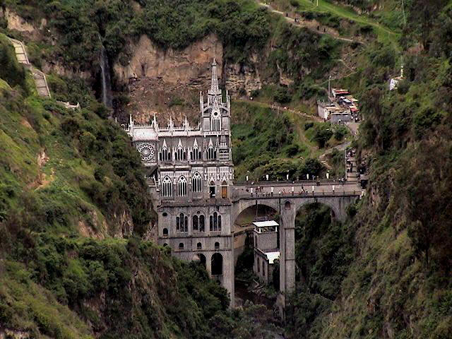 Las Lajas Cathedral - General view