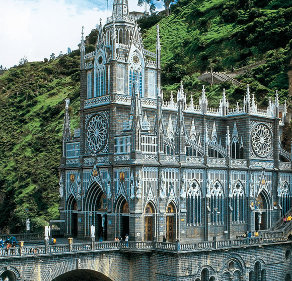 Las Lajas Cathedral - Impressive design
