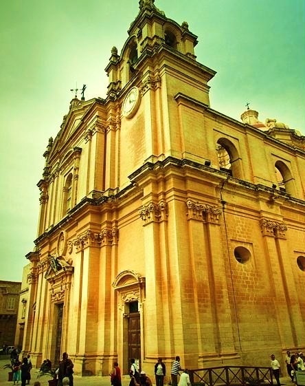 Mdina - St Paul’s Cathedral – Side view
