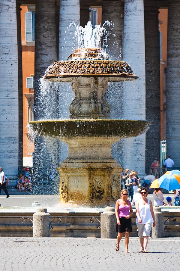 St. Peter’s Basilica - Ancient fountain