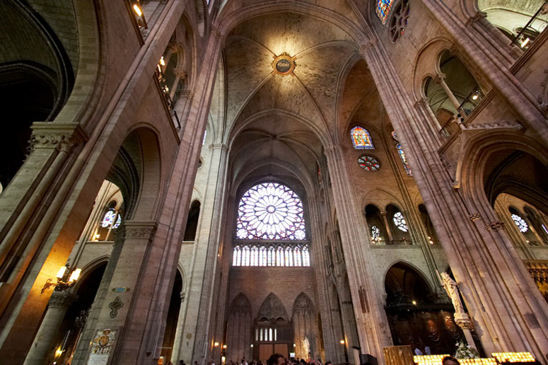 Notre Dame de Paris - Ceilings of Notre Dame