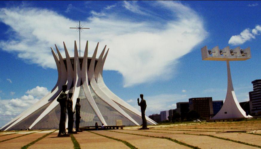 Cathedral of Brasilia in Brazil - Cathedral of Brasilia view