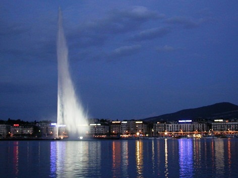 Geneva - Fountain view