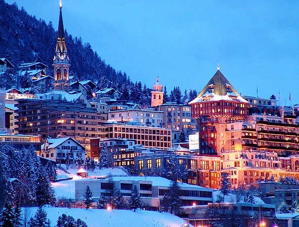St Moritz - Night view