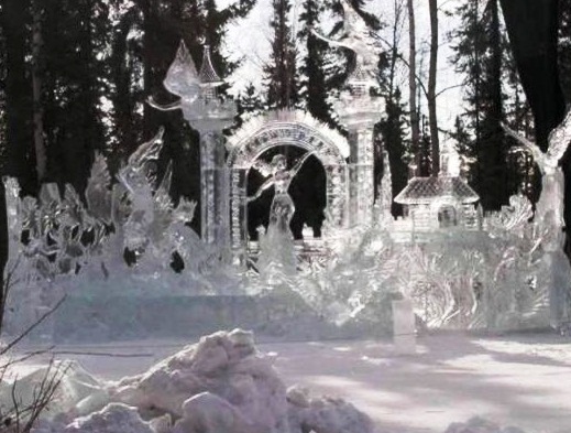 Fairbanks - Ice sculptures