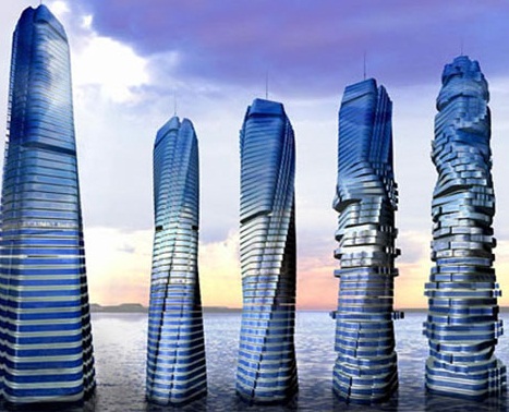 Dubai-the shopping capital city of the Middle East -  The Swirl Towers