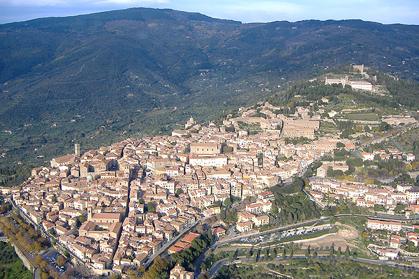 Cortona - Cortona aerial view