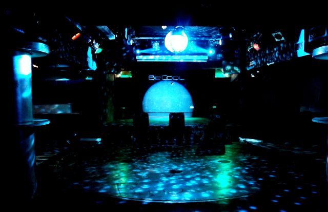 The most unusual club in the world - La Fira, Barcelona - Dance stage of the club  