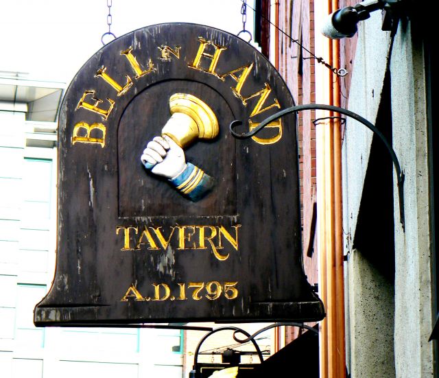Bell-in-Hand Tavern - The symbol of the pub