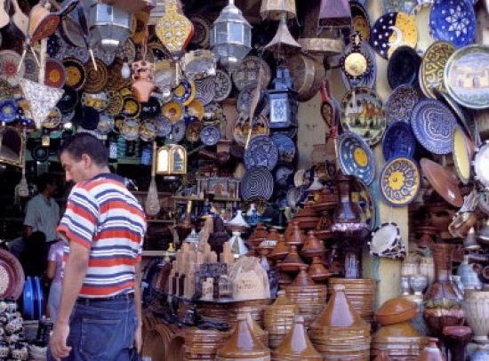 Casablanca- the most cosmopolitan city in the Islamic world  -  Traditional Bazzar