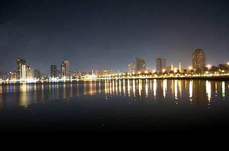 Khalid Lagoon - Night view