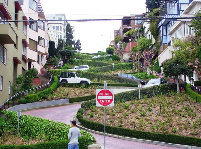 Lombard Street - Perfect view