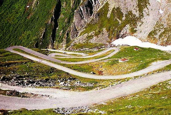 The Gotthard Pass-mysterious road in Switzerland - Splendid beauty