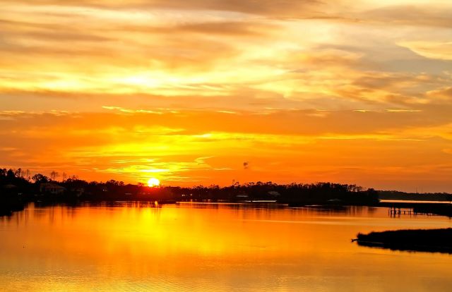 The Yellow River - Yellow Sunset