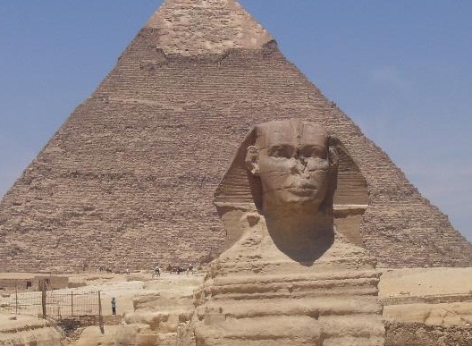 The Pyramids of Giza - Sphinx view
