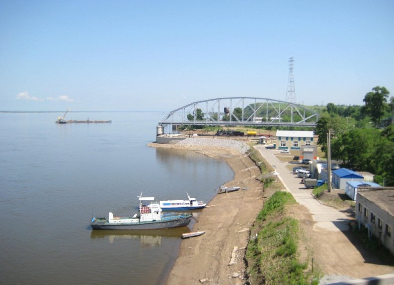 The Amur River - Old bridge