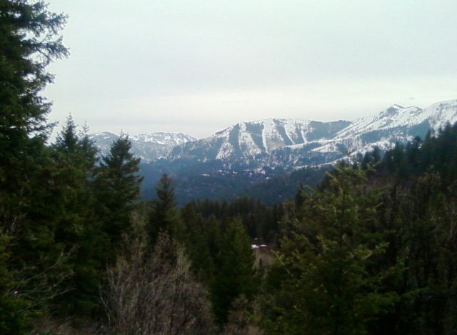 Logan Peak - The peak seen from distance