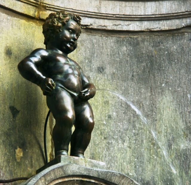 The Manneken Pis - A naked boy