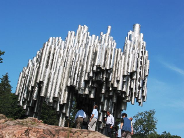 Sibelius Monument - Famous Finnish sculpture