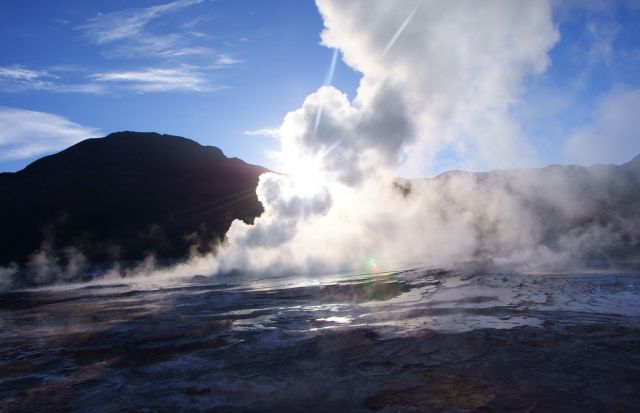 El Tatio Valley of Geysers, Andes, Chile - Picturesque view