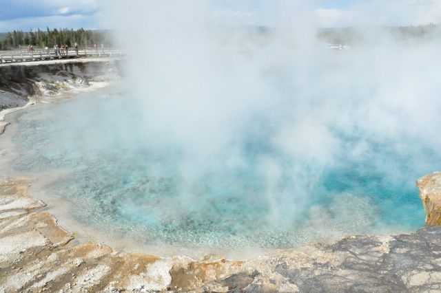 The Excelsior  Geyser, Yellowstone National Park - Marvelous phenomenon