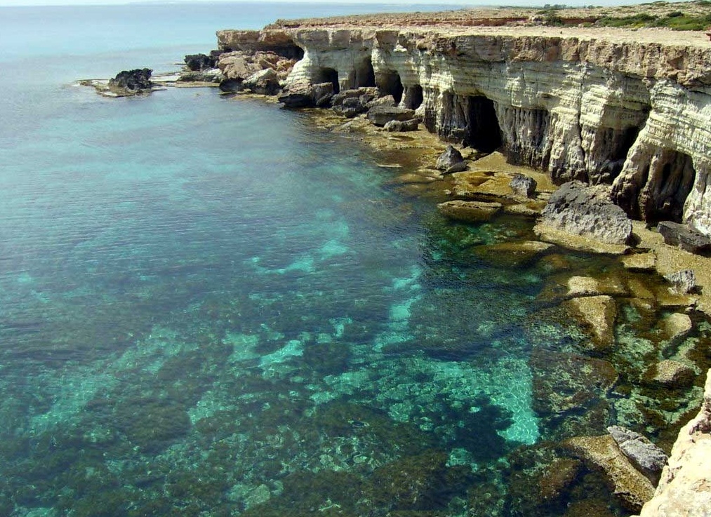 The Mediterranean Sea  - The island of Cyprus