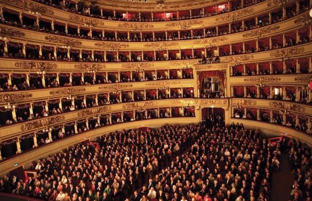 La Scala Theatre in Milan - Interior view