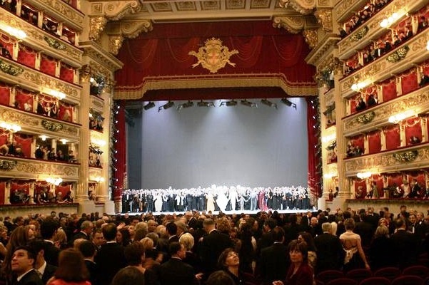 La Scala Theatre in Milan - Stage view