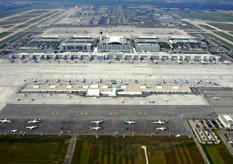 Munich Airport - Aerial view