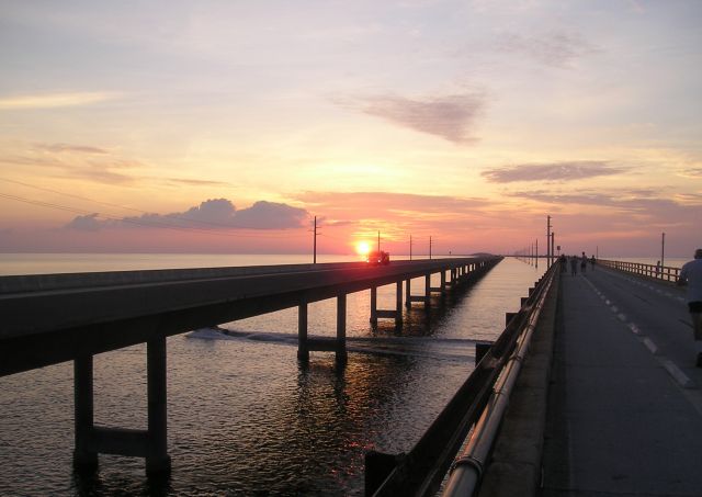 The Seven Mile Bridge - The Sunset