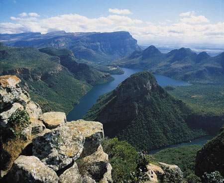 Blyde River Canyon - Aerial view of the canyon
