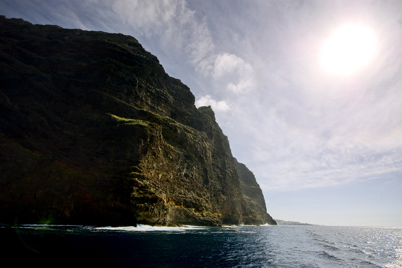 Acantilados de Los Gigantes  - Steep basalt cliffs 