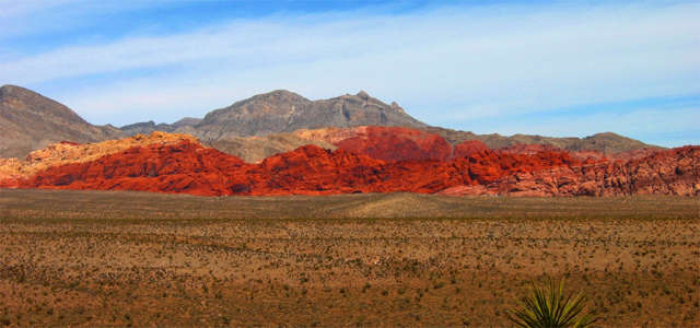 Red Rock Canyon in Nevada, USA - View of the canyon