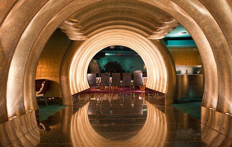 The Burj- al-Arab Hotel, Dubai -  The Oyster Restaurant