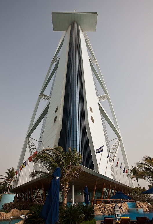 The Burj- al-Arab Hotel, Dubai - Triangular shape