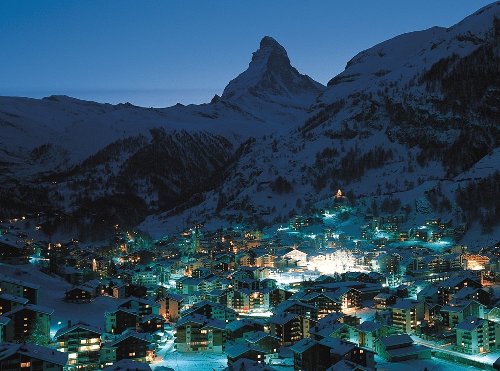 Zermatt,Switzerland - Popular winter resort