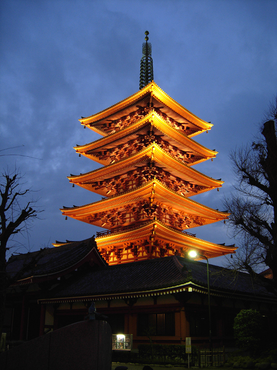 Senso-ji Temple - Senso-ji pagoda