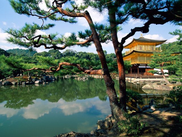Kinkaku-ji  Temple in Kyoto - Stunning landscape