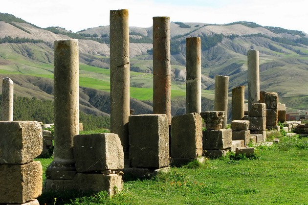 Djemila - Striking examples of  the Roman town 